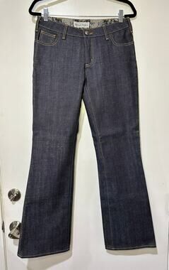 Mychael Darwin Premium Denim Custom Flared Jeans Low Rise Size 8 New w/o Tags